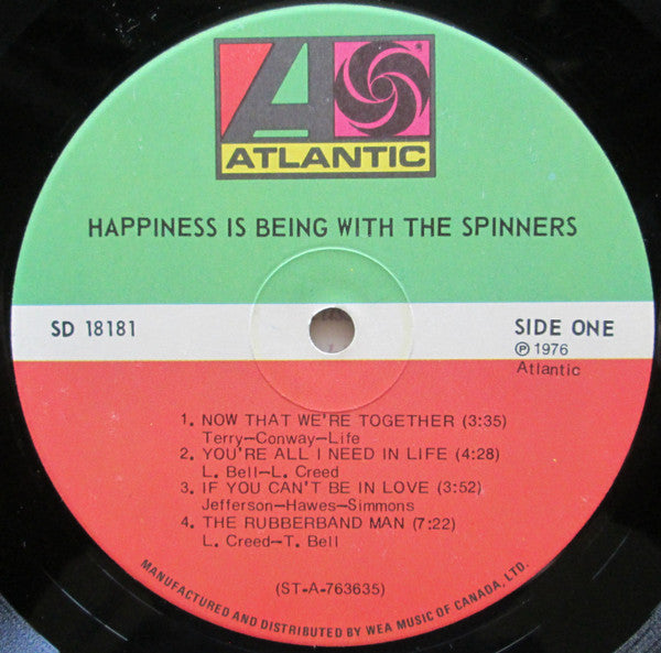 The Detroit Spinners: Happiness is being with The Spinners