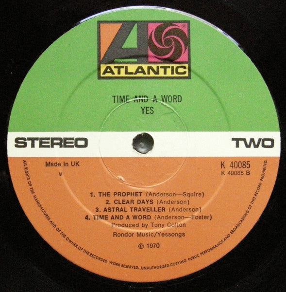 Yes : Time and a word