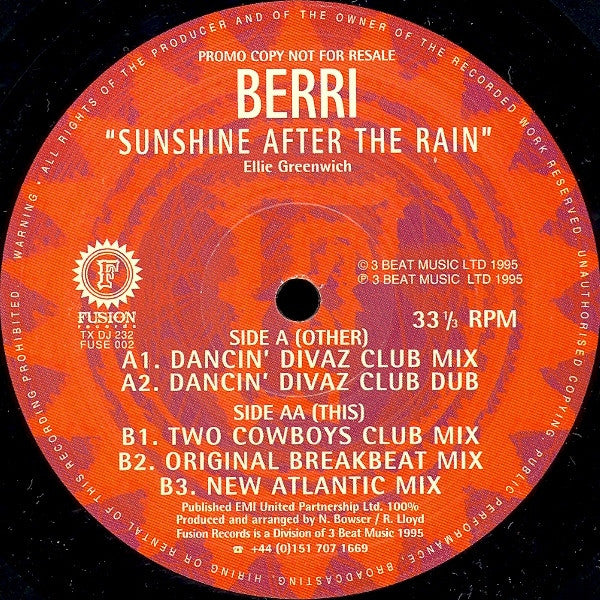 Berri : Sunshine after the rain