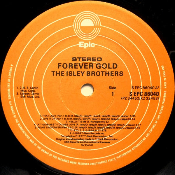 The Isley Brothers  : Forever Gold