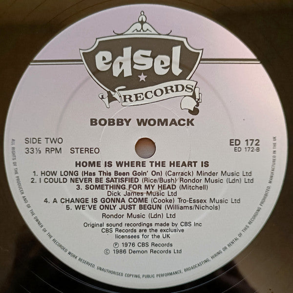 Bobby Womack : Home is where the heart is