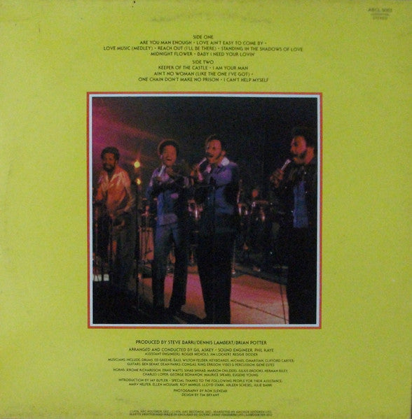 The Four Tops : Live and in concert