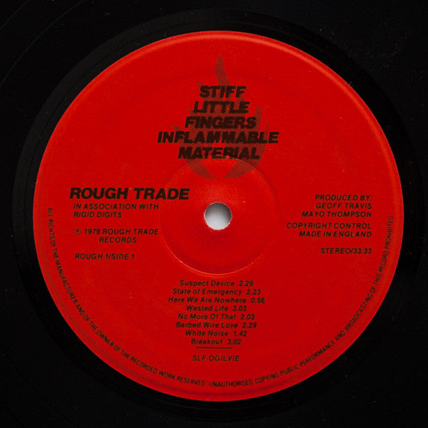 Stiff Little Fingers: Inflammable Material