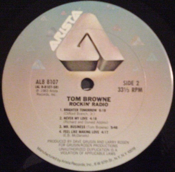 Tom Browne : Rockin Radio