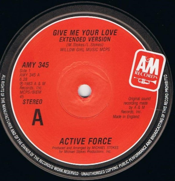 Active Force   Give Me Your Love