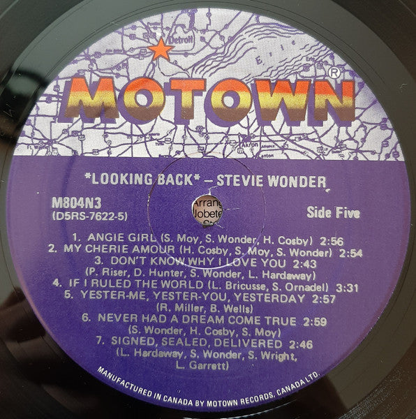 Stevie Wonder : Looking back