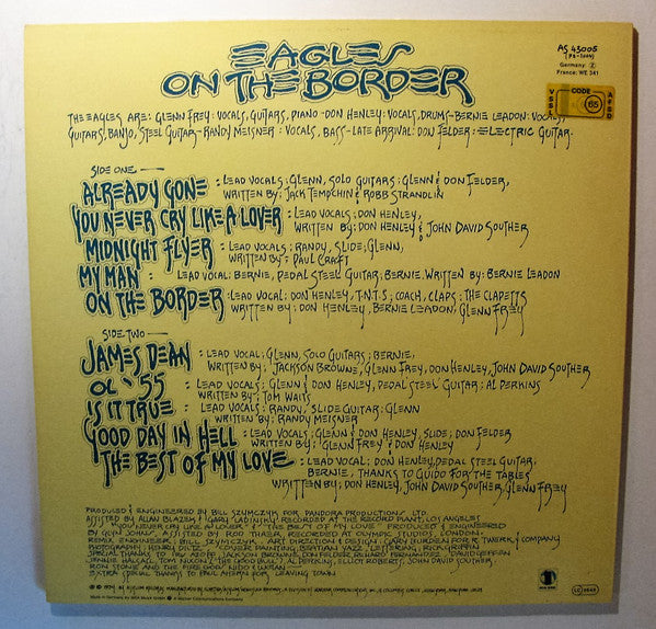 The Eagles : On the border