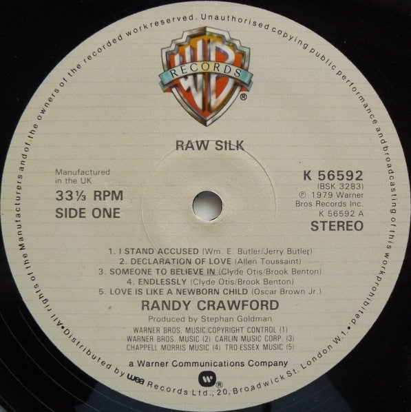 Randy Crawford : Raw Silk
