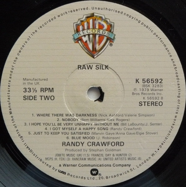 Randy Crawford : Raw Silk