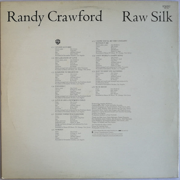 Randy Crawford : Raw Silk