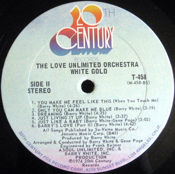 The Love Unlimited Orchestra : White Gold