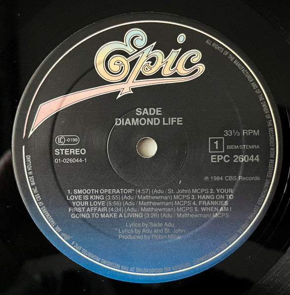 Sade : Diamond Life