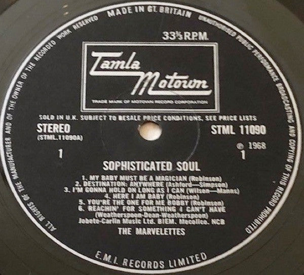 The Marvelettes : Sophisticated soul