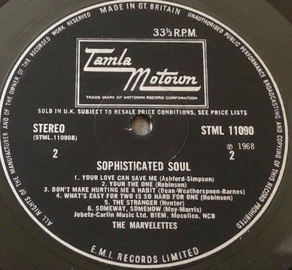The Marvelettes : Sophisticated soul