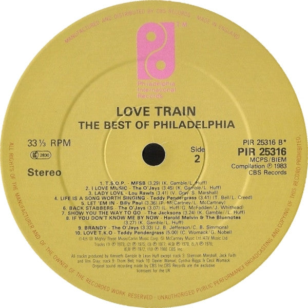 Various : Love train, best of Philadelphia