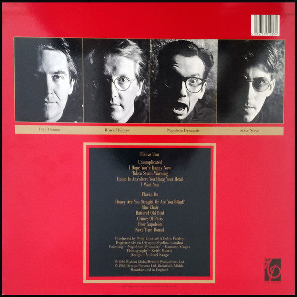 Elvis Costello & The Attractions : Blood & Chocolate, Damont pressing