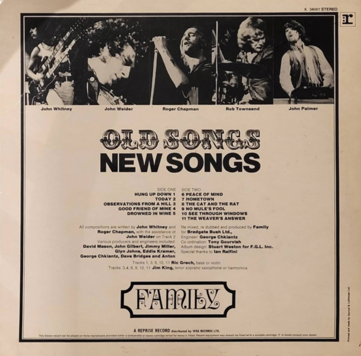Family (6) – Old Songs, New Songs