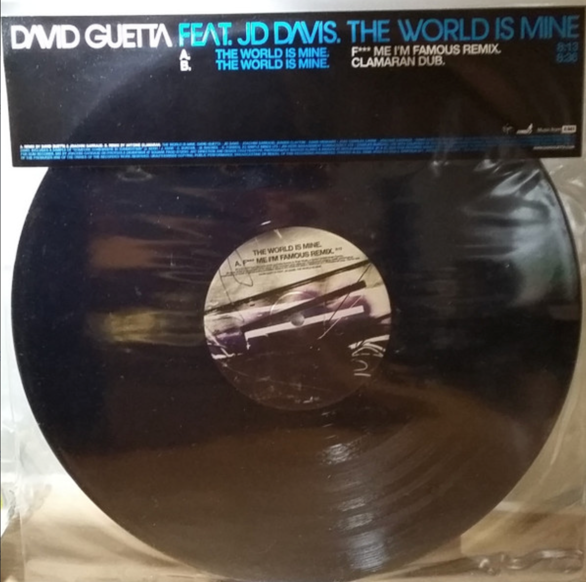 David Guetta Feat. JD Davis ‎– The World Is Mine