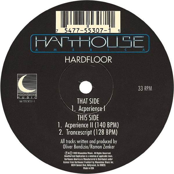 Hardfloor ‎– Acperience