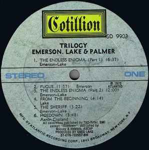 Emerson, Lake Palmer ‎– Trilogy