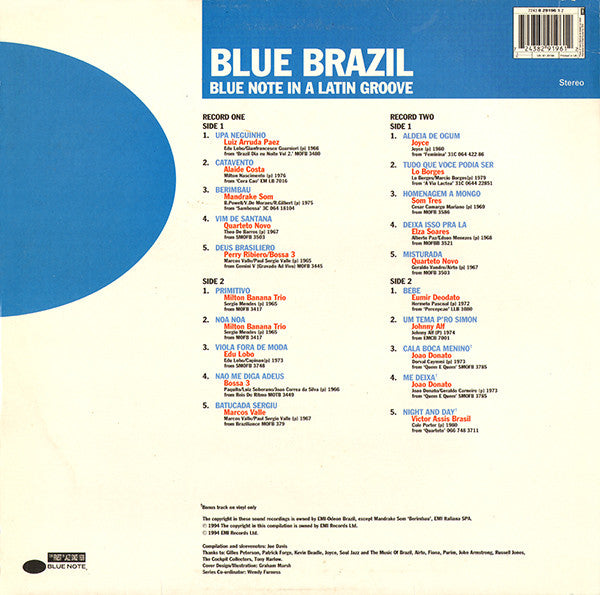 Various ‎– Blue Brazil (Blue Note In A Latin Groove)