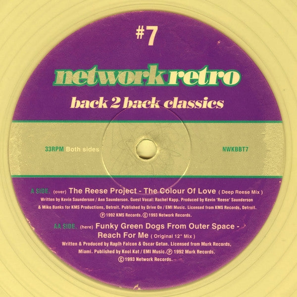 The Reese Project / Funky Green Dogs From Outer Space – Network Retro #7 - Back 2 Back Classics