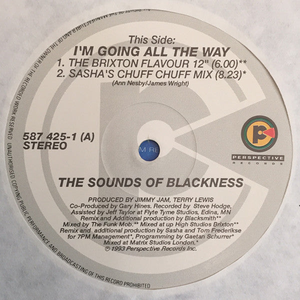The Sounds Of Blackness ‎– I'm Going All The Way