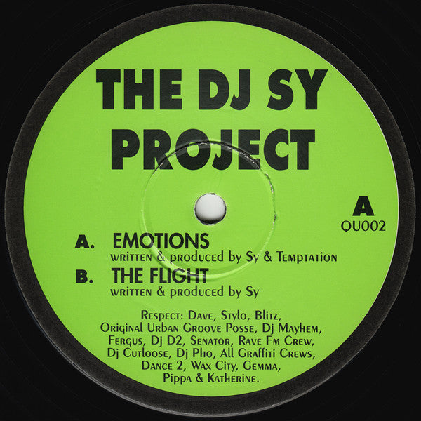 The DJ Sy Project* ‎– Emotions / The Flight