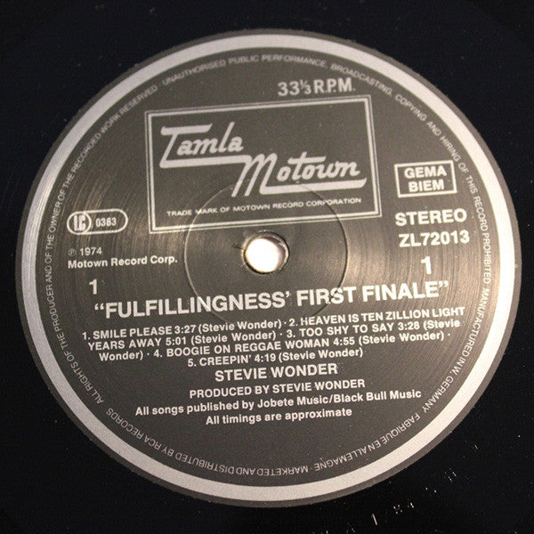 Stevie Wonder ‎– Fulfillingness' First Finale