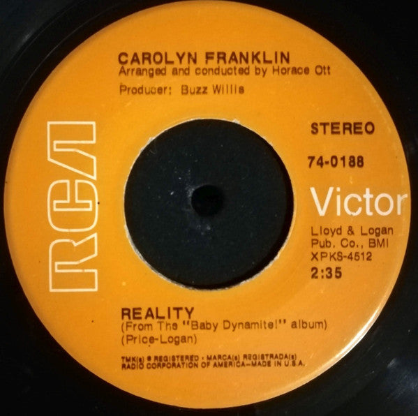 Carolyn Franklin ‎– Reality