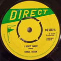 Errol Dixon ‎– I Don't Want