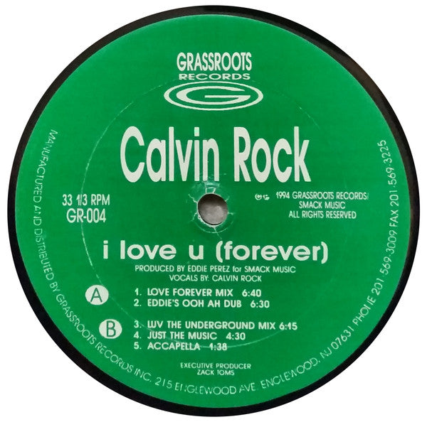 Calvin Rock ‎– I Love U (Forever)