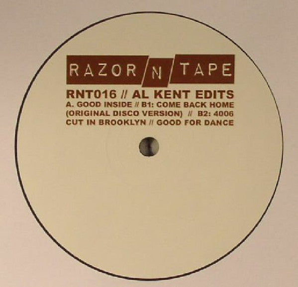 Al Kent ‎– Al Kent Edits