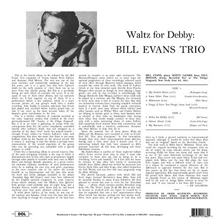 Bill Evans Trio* With Scott LaFaro, Paul Motian ‎– Waltz For Debby