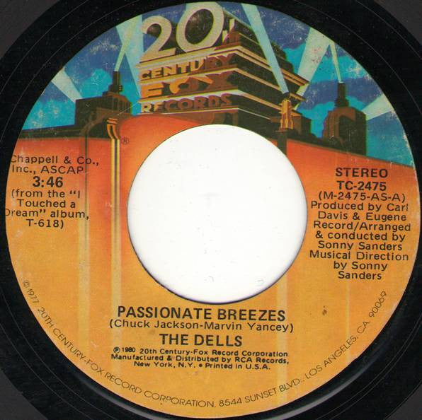 The Dells ‎– Passionate Breezes / Your Song