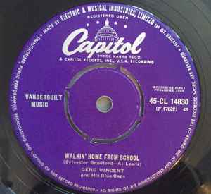 I Got A Baby / Walkin' Home From School Gene Vincent & His Blue Caps