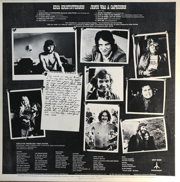 Kris Kristofferson ‎– Jesus Was A Capricorn