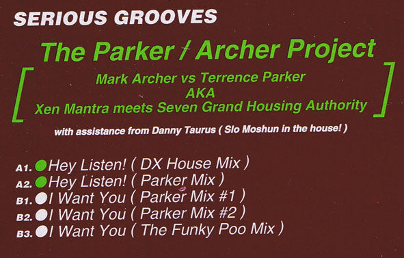 The Parker / Archer Project – Hey Listen! / I Want You