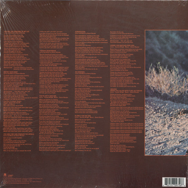 Stevie Wonder – Talking Book