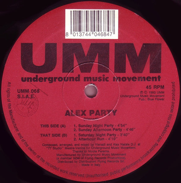 Alex Party ‎– Alex Party