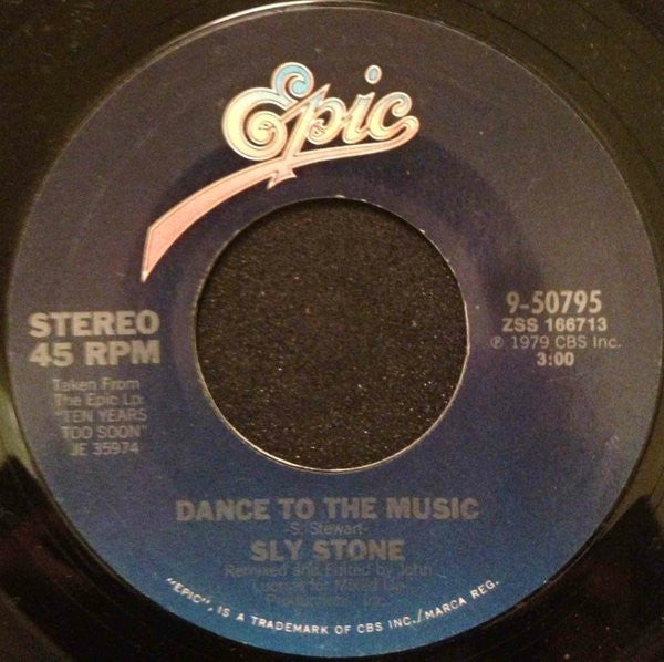 Sly Stone ‎– Dance To The Music