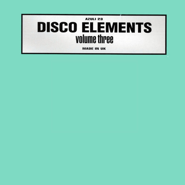 Disco Elements – Volume Three
