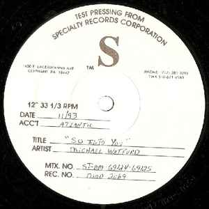 Michael Watford ‎– So Into You