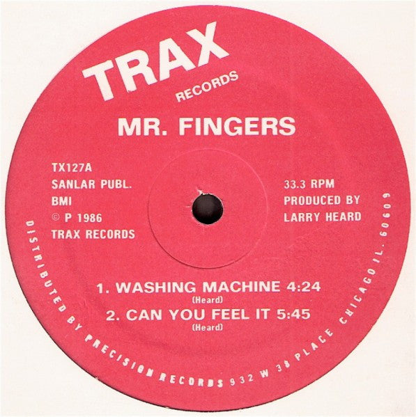 Mr. Fingers – Washing Machine / Can You Feel It